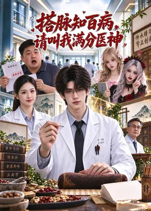 搭脉知百病,请叫我满分医神 《搭脉知百病,请叫我满分医神》短剧封面