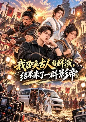 我召唤古人当群演,结果来了一群影帝 《我召唤古人当群演,结果来了一群影帝》短剧封面