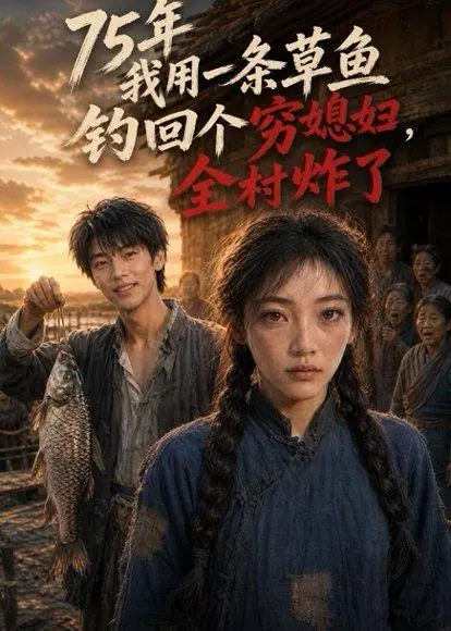 75年我用一条草鱼钓回个穷媳妇,全村炸了 《75年我用一条草鱼钓回个穷媳妇,全村炸了》短剧封面