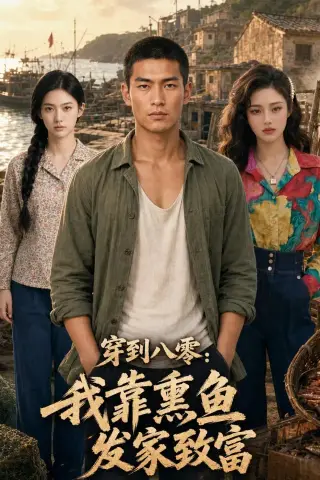 《穿到八零：我靠熏鱼发家致富（40集）AI短剧（夸克网盘）》短剧封面