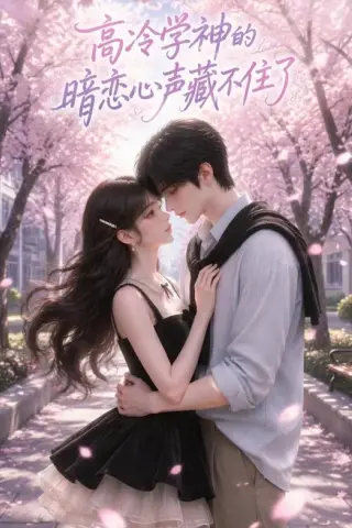 《高冷学神的暗恋心声藏不住了（80集）Ai短剧（百度网盘）》短剧封面
