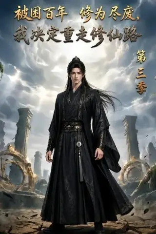 《被困百年修为尽废，我决定重走修仙路第三季（100集）（夸克网盘）》短剧封面