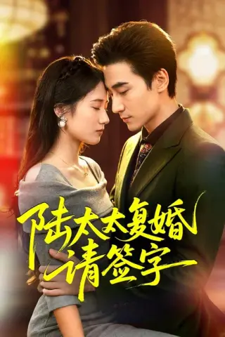 《陆太太复婚请签字（50集）黄鑫辉＆刘艾芸娜 (2026)》短剧封面