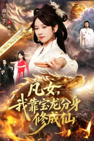 《凡女，我靠宝龙分身修成仙（107集）曲笑孝＆大飞（夸克网盘）》短剧封面