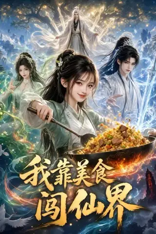《我靠美食闯仙界（74集）（夸克网盘）》短剧封面
