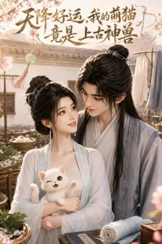 《天降好运，我的萌猫竟是上古神兽（74集）（百度网盘）》短剧封面