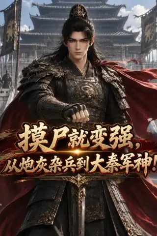 《摸尸就变强，从炮灰杂兵到大秦军神！（82集）AI短剧（夸克网盘）》短剧封面