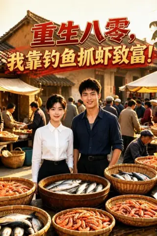 《重生八零，我靠钓鱼抓虾致富！（135集）AI短剧（夸克网盘）》短剧封面