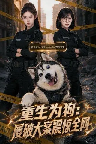 《重生为狗：屡破大案震惊全网（73集）AI短剧（百度网盘）》短剧封面