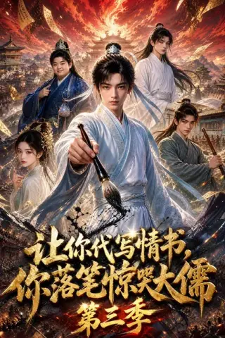 《让你代写情书，你落笔惊哭大儒第三季（53集）（百度网盘）》短剧封面