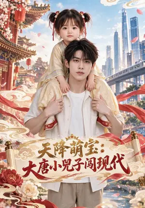 《天降萌宝：大唐小兕子闯现代（135集）（夸克网盘）》短剧封面