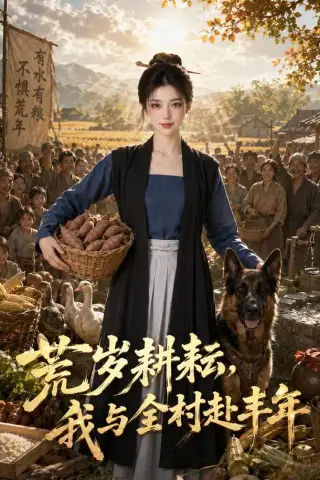 《荒年耕耘，我与全村赴丰年（75集）（夸克网盘）》短剧封面