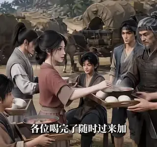 《穿成私奔夫妇长女，我摆摊养全家第二季（128集）（夸克网盘）》短剧封面