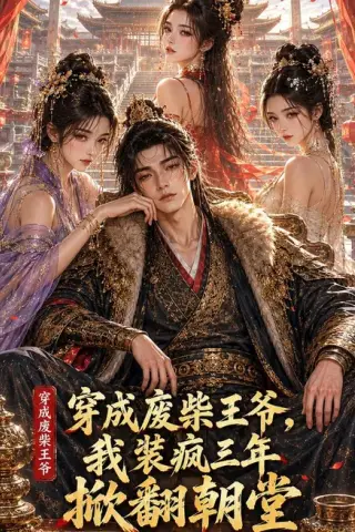《穿成废柴王爷，我装疯三年掀翻朝堂（50集）（百度网盘）》短剧封面