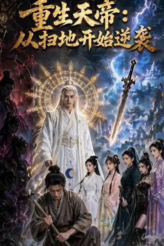 《重生天帝：从扫地开始逆袭（59集）AI短剧（夸克网盘）》短剧封面