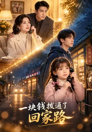 《一块钱拨通了回家路（70集）（夸克网盘）》短剧封面