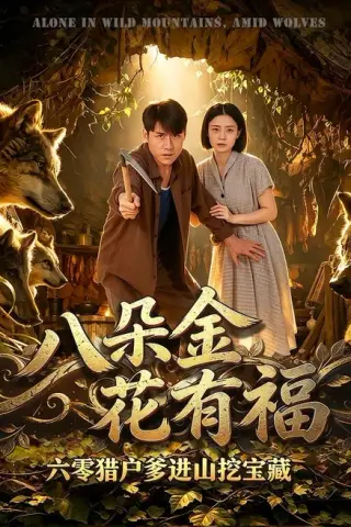 《八朵金花有福，六零猎户爹进山挖宝藏（83集）张宇翔＆高岫楠＆武伟（夸克网盘）》短剧封面