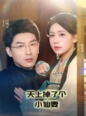 《天上掉了个小仙妻（60集）吴明宇＆蒋开鑫（夸克网盘）》短剧封面
