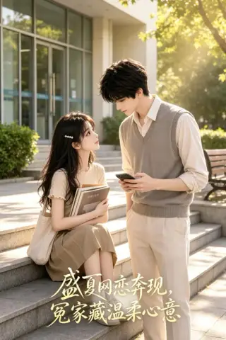 《盛夏网恋奔现，冤家藏温柔心意（30集）（百度网盘）》短剧封面
