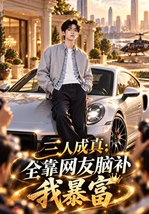 《三人成真：全靠网友脑补我暴富（136集）（夸克网盘）》短剧封面