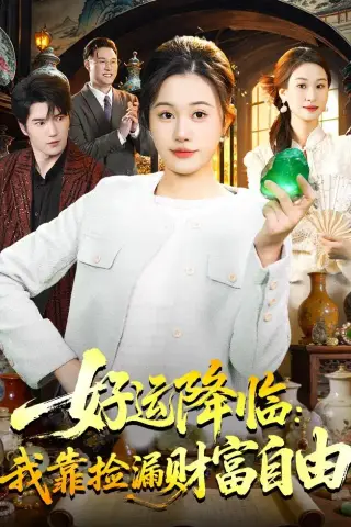 《好运降临：我靠捡漏财富自由(98集)屈婉琼＆傅思童》短剧封面