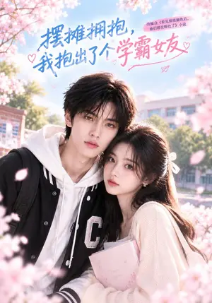 《摆摊拥抱，我抱出了个学霸女友（78集）（夸克网盘）》短剧封面