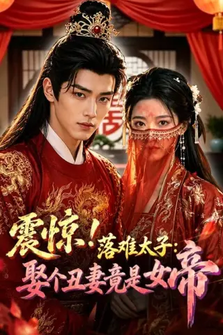 《震惊！落难太子：娶个丑妻竟是女帝（78集）（百度网盘）》短剧封面