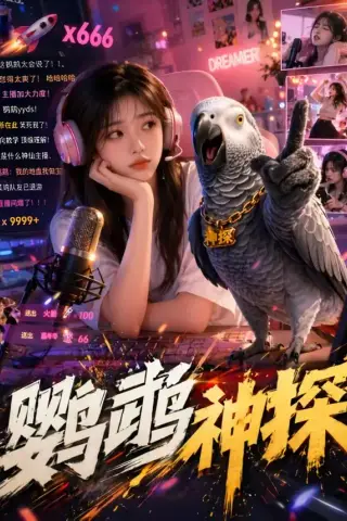 《鹦鹉神探（60集）（夸克网盘）》短剧封面
