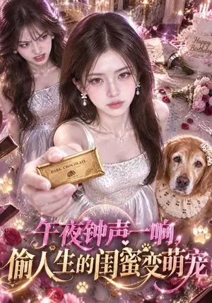 《午夜钟声一响，偷人生的闺蜜变萌宠（50集）（夸克网盘）》短剧封面