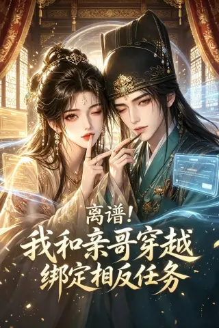 《离谱！我和亲哥穿越绑定相反任务（30集）（夸克网盘）》短剧封面