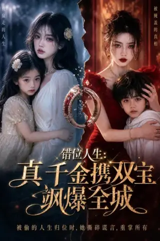 《错位人生：真千金携双宝飒爆全城（79集）（百度网盘）》短剧封面