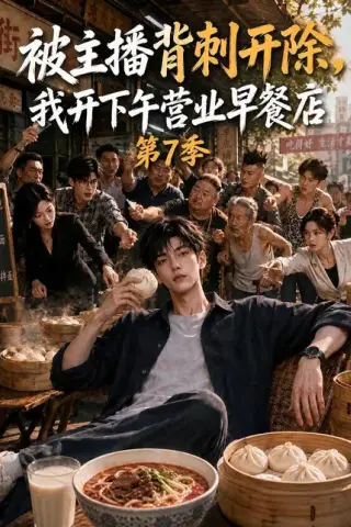 《被主播背刺开除，我开下午营业早餐店第7季（105集）（百度网盘）》短剧封面