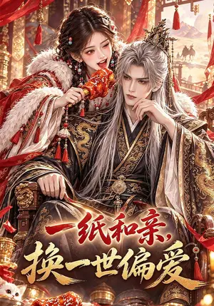 《一纸和亲，换一世偏爱（93集）（夸克网盘）》短剧封面