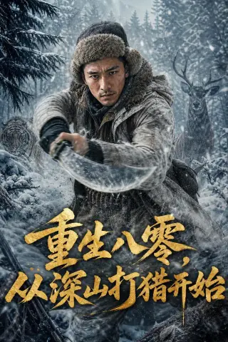 《重生八零，从深山打猎开始（58集）AI短剧（夸克网盘）》短剧封面