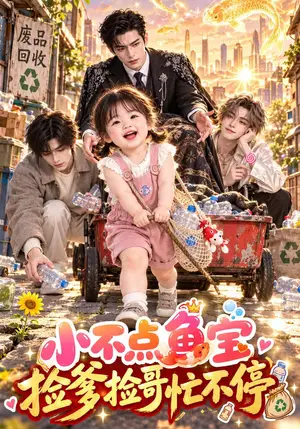 《小不点鱼宝，捡爹捡哥忙不停（195集）（夸克网盘）》短剧封面