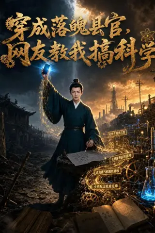 《穿成落魄县官，网友教我搞科学（50集）（夸克网盘）》短剧封面