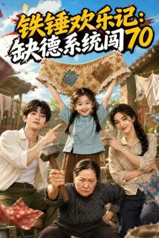 《铁锤欢乐记：缺德系统闯70（70集）AI短剧（百度网盘）》短剧封面