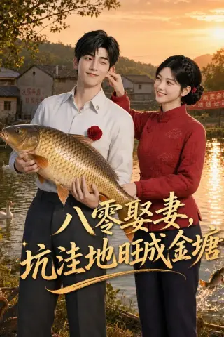 《八零娶妻，坑洼地旺成金塘（43集）AI短剧（夸克网盘）》短剧封面