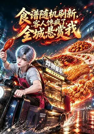 《食谱随机刷新，客人馋疯了，全城悬赏我（100集）（夸克网盘）》短剧封面