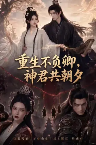 《重生不负卿，神君共朝夕（65集）（夸克网盘）》短剧封面