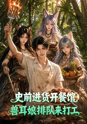 《史前进货开餐馆，兽耳娘排队来打工（65集）（夸克网盘）》短剧封面