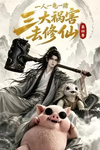 《一人一龟一猪，三大祸害去修仙第四季（167集）（夸克网盘）》短剧封面