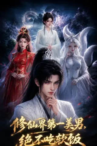 《修仙界第一美男，绝不吃软饭（71集）（夸克网盘）》短剧封面