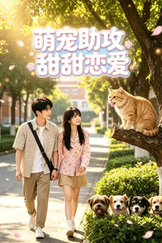 《萌宠助攻甜甜恋爱（30集）（夸克网盘）》短剧封面