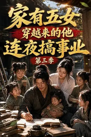 《家有五女，穿越来的他连夜搞事业第三季（84集）AI短剧（夸克网盘）》短剧封面