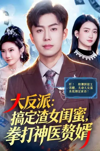 《大反派：搞定渣女闺蜜，拳打神医赘婿（120集）（夸克网盘）》短剧封面