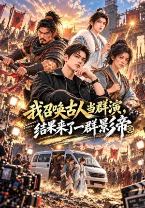 《我召唤古人当群演，结果来了一群影帝（124集）（夸克网盘）》短剧封面