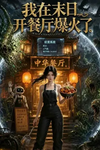 《我在末日，开餐厅爆火了（75集）（百度网盘）》短剧封面