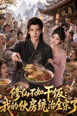 《修仙不如干饭，我的伙房统治全宗了（74集）（百度网盘）》短剧封面