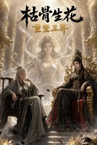 《枯骨生花：重整三界（56集）AI短剧（夸克网盘）》短剧封面